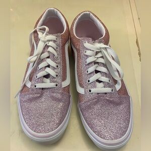 NWOT orchid sparkle vans